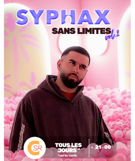 Affiche du spectacle : Syphax Sans Limites