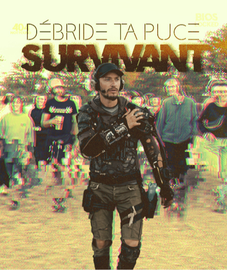 Affiche du spectacle Débride Ta puce : Survivant