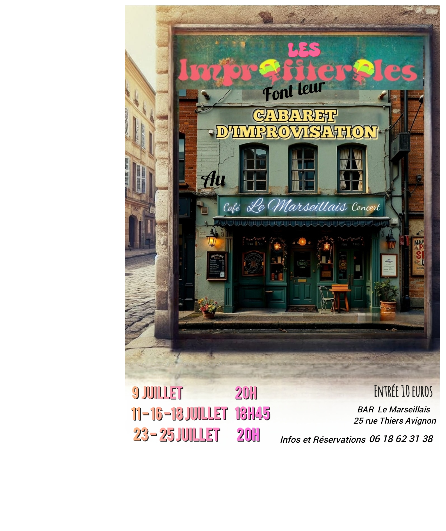 Affiche du spectacle Cabaret d'improvisation