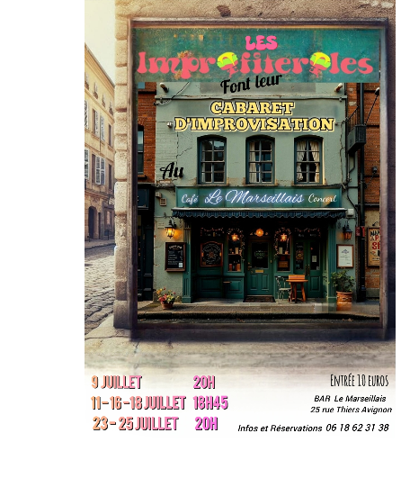Affiche du spectacle Cabaret d'improvisation
