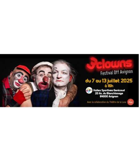 Affiche du spectacle : 3clowns