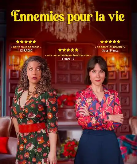 Affiche  spectacle : Ennemies pour la vie