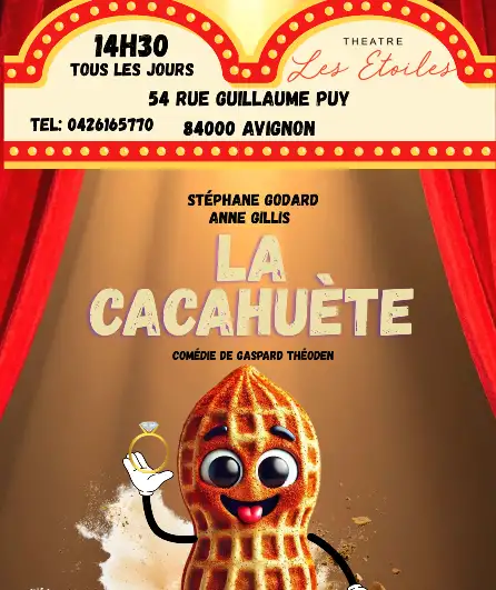 Affiche  spectacle : La cacahuète