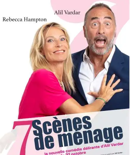 Affiche  spectacle : 7 scènes de ménage !