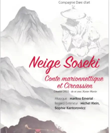 Affiche  spectacle : Neige Soseki