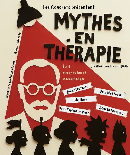 Affiche  spectacle : Mythes en Thérapie