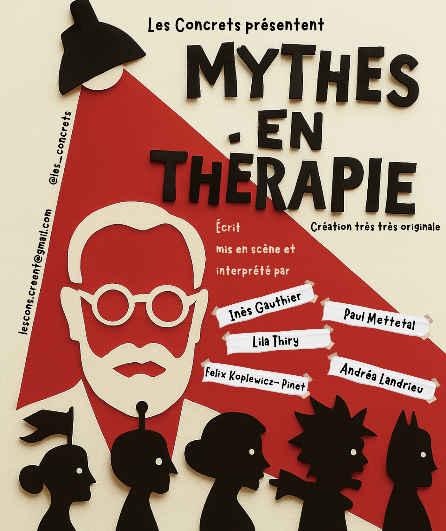Affiche du spectacle Mythes en Thérapie