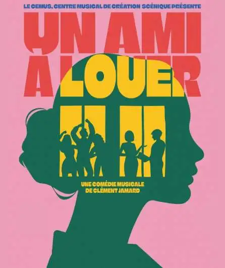 Affiche  spectacle : Un ami à louer