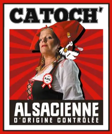 Affiche  spectacle : Alsacienne d'Origine Contrôlée