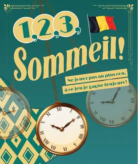 Affiche  spectacle : 1, 2, 3, Sommeil !