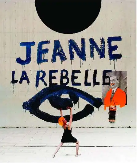 Affiche  spectacle : Jeanne la rebelle