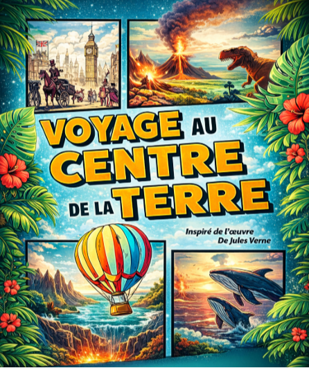 Affiche du spectacle Voyage au centre de la terre