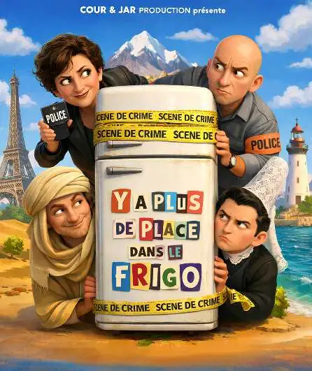 Affiche  spectacle : Y'a plus de place dans le frigo