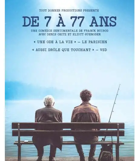 Affiche  spectacle : De 7 à 77 ans