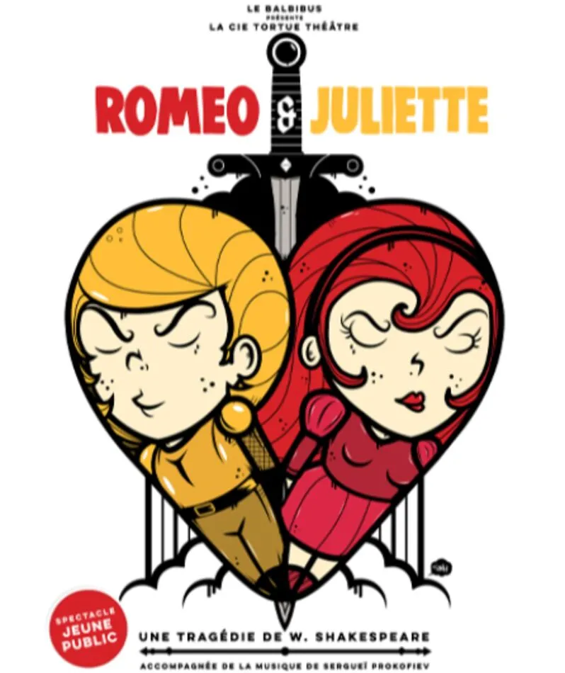 Affiche  spectacle : Roméo et Juliette