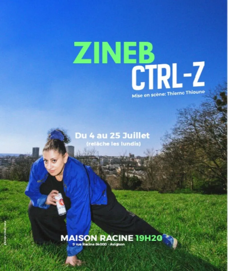 Affiche  spectacle : ctrl-z