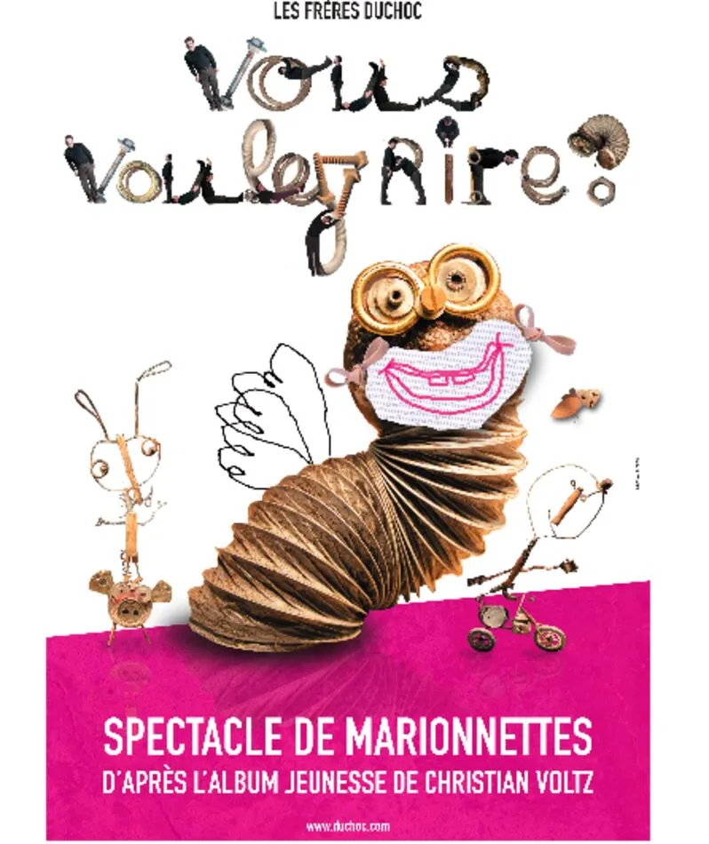 Affiche  spectacle : Vous Voulez Rire?