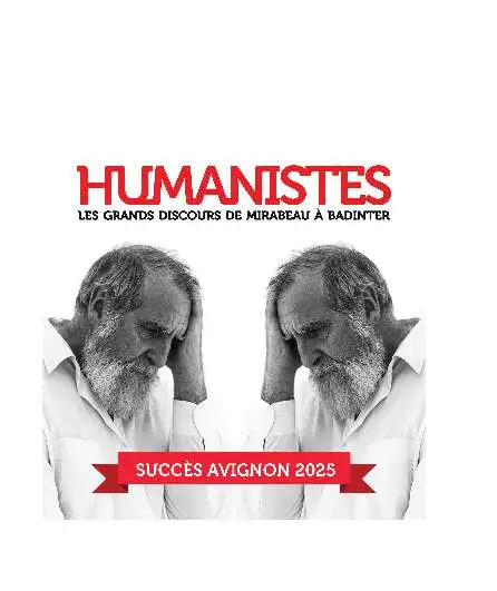 Affiche  spectacle : Humanistes