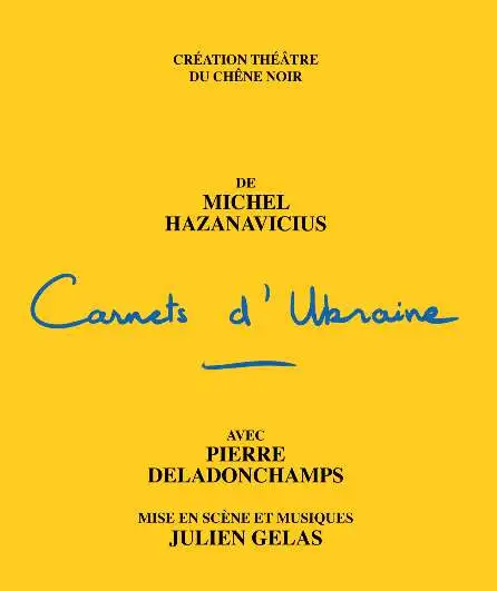 Affiche  spectacle : Carnets d'Ukraine