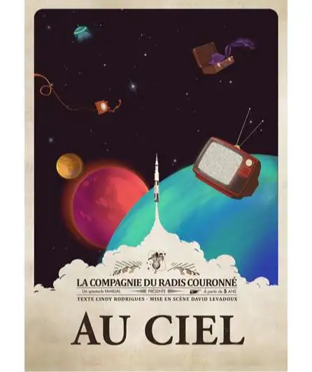 Affiche  spectacle : Au ciel