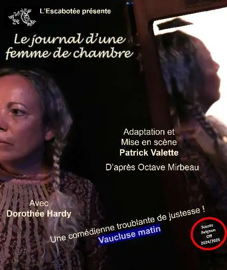 Affiche  spectacle : Le journal d'une femme de chambre
