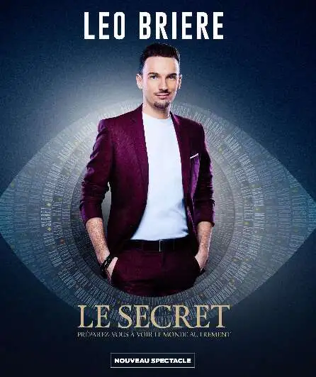 Affiche  spectacle : Léo Brière - Le Secret