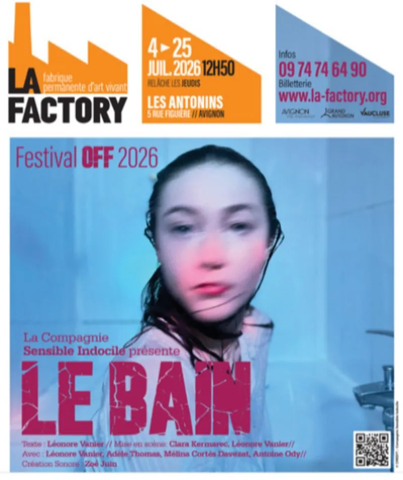 Affiche  spectacle : Le bain