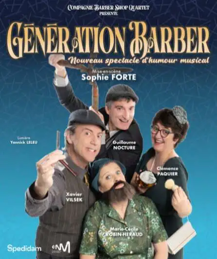 Affiche  spectacle : Génération Barber