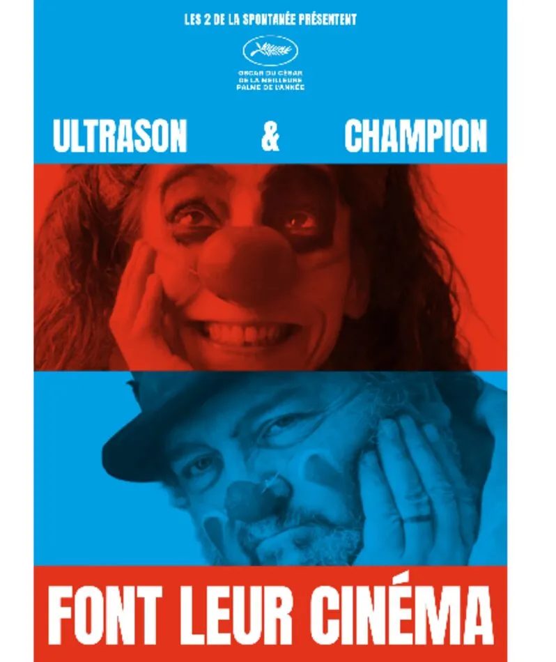 Affiche  spectacle : Ultrason et Champion font leur cinéma