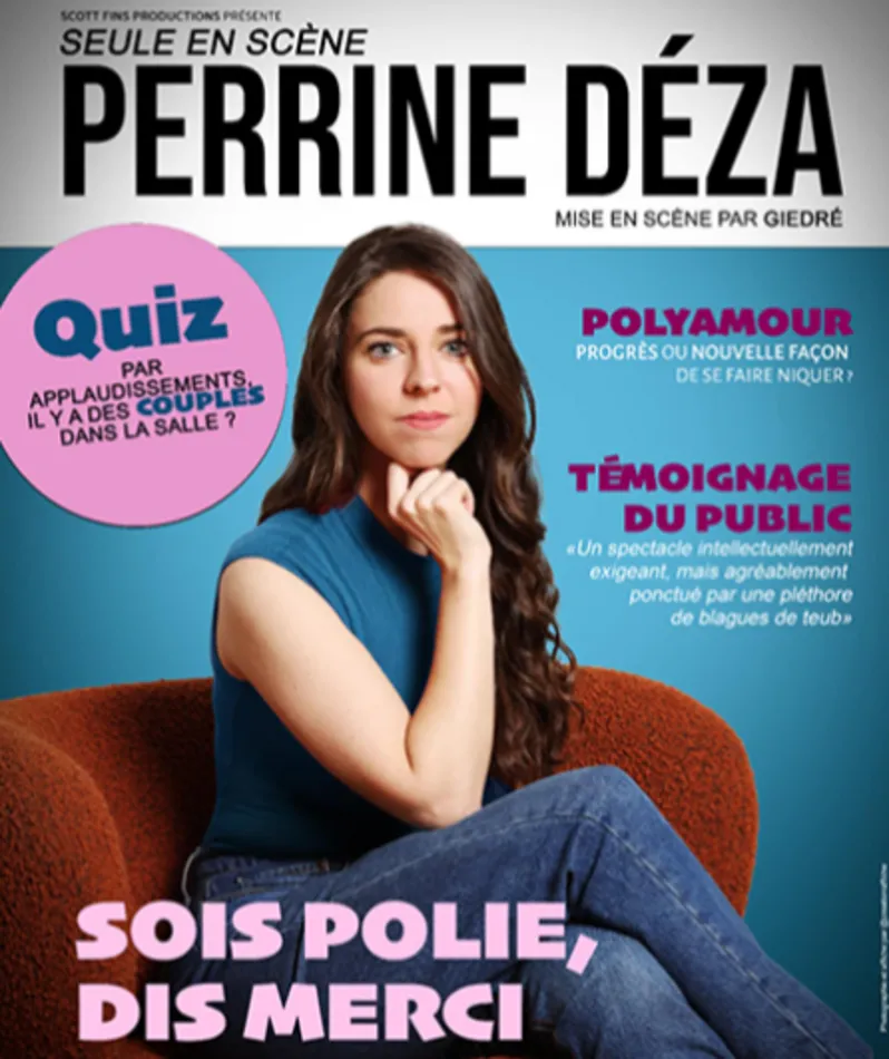 Affiche  spectacle : Sois polie, dis merci
