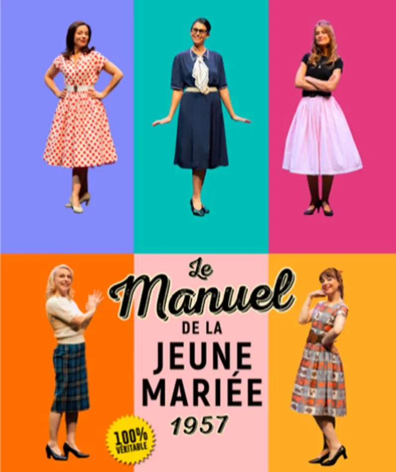 Affiche  spectacle : Le manuel de la jeune mariée 1957