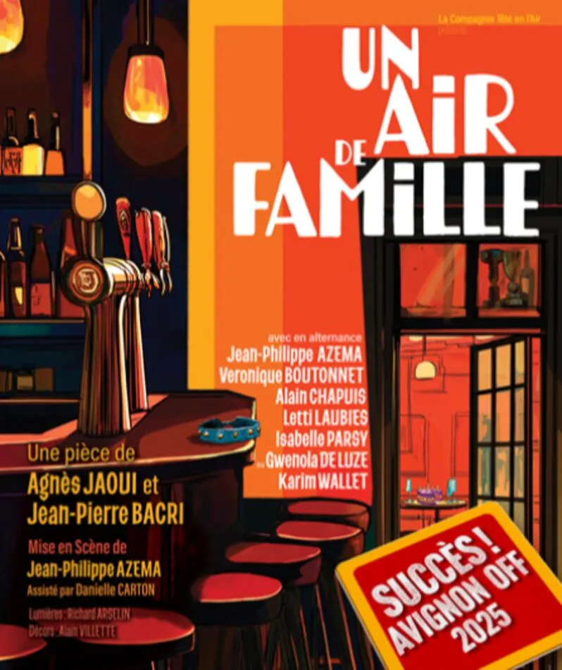 Affiche  spectacle : Un air de famille