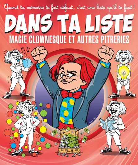 Affiche  spectacle : Dans ta liste