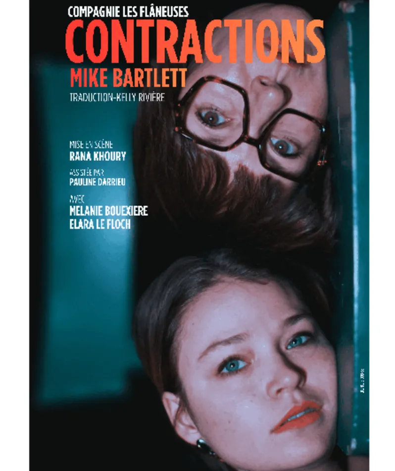 Affiche  spectacle : Contractions
