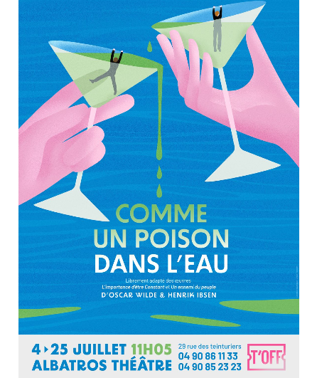 Affiche du spectacle Comme un poison dans l'eau