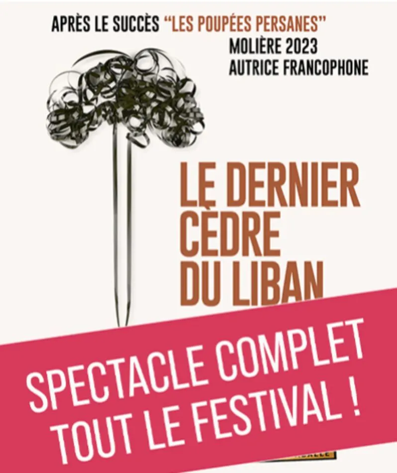 Affiche  spectacle : Le Dernier Cèdre du Liban