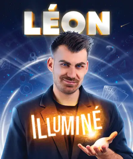 Affiche  spectacle : Léon - Illuminé