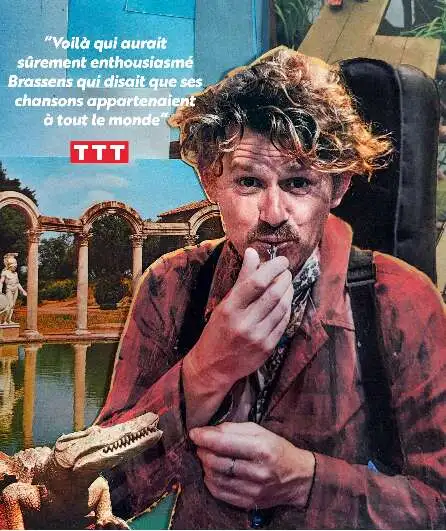 Affiche  spectacle : Paugam tropicalise Brassens