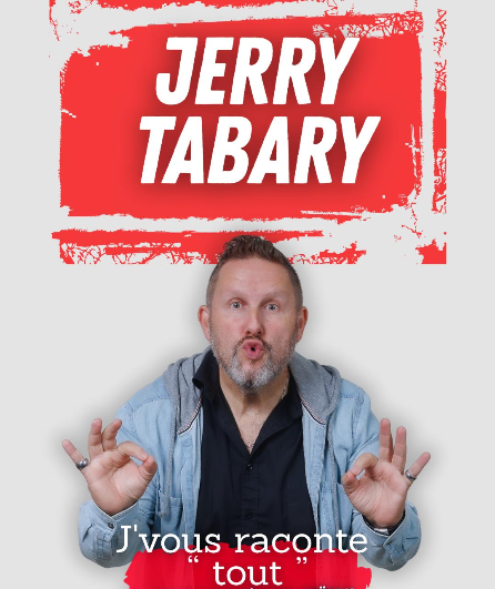 Affiche du spectacle J'vous raconte tout !