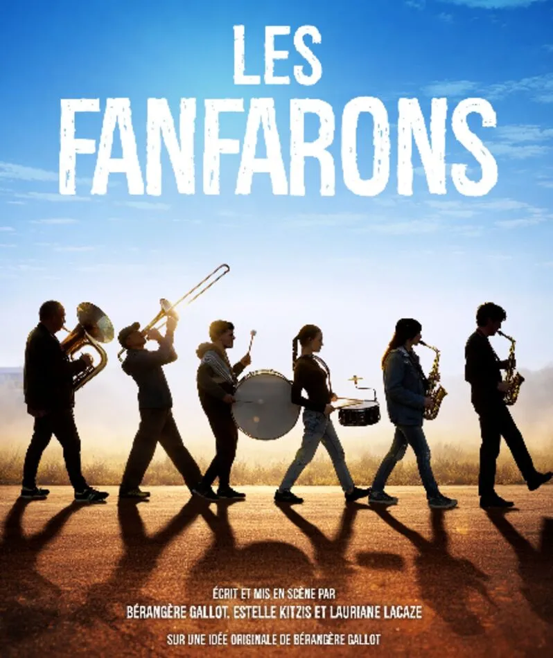 Affiche  spectacle : Les Fanfarons