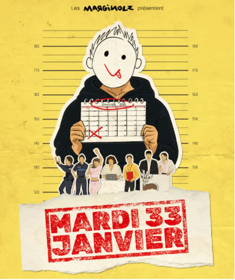 Affiche  spectacle : Mardi 33 Janvier