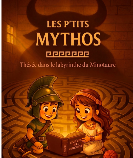 Affiche du spectacle Les p'tits mythos : Thésée dans le labyrinthe du Minotaure