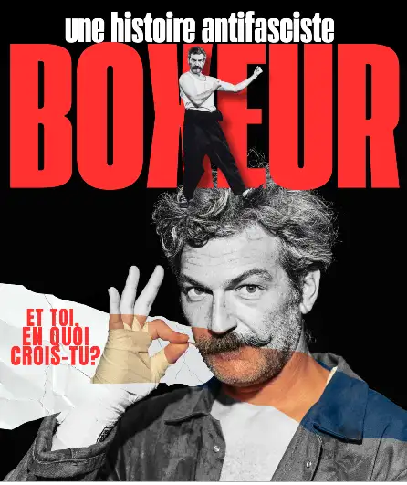 Affiche  spectacle : Boxeur