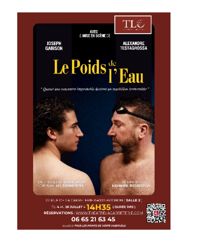 Affiche  spectacle : Le poids de l’eau