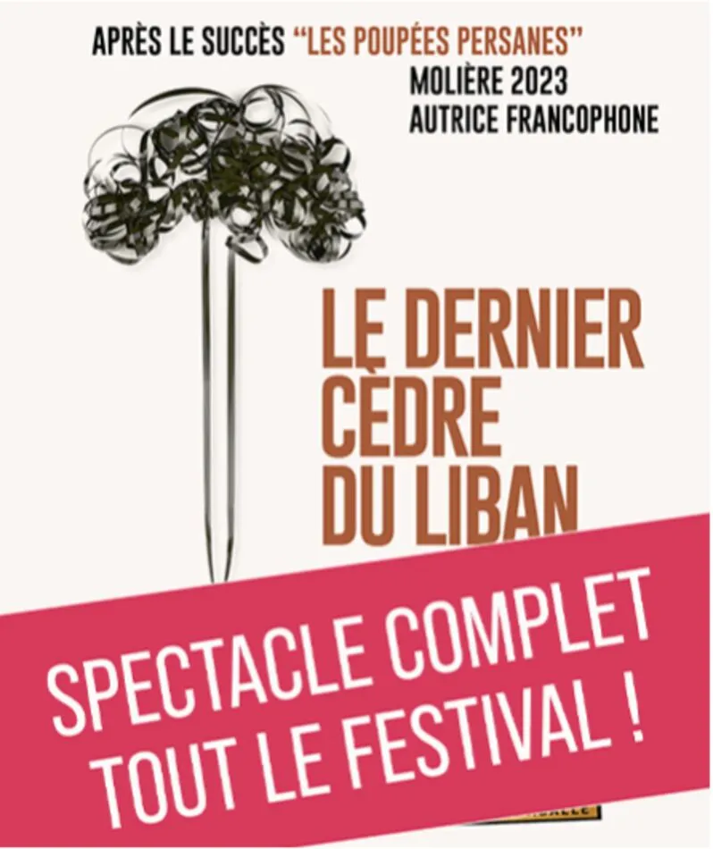 Affiche  spectacle : Le Dernier Cèdre du Liban