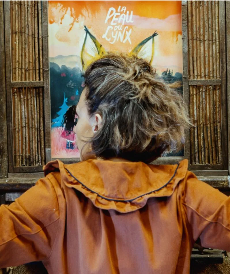Affiche  spectacle : La Peau du Lynx