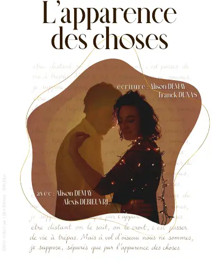Affiche  spectacle : L'Apparence des Choses