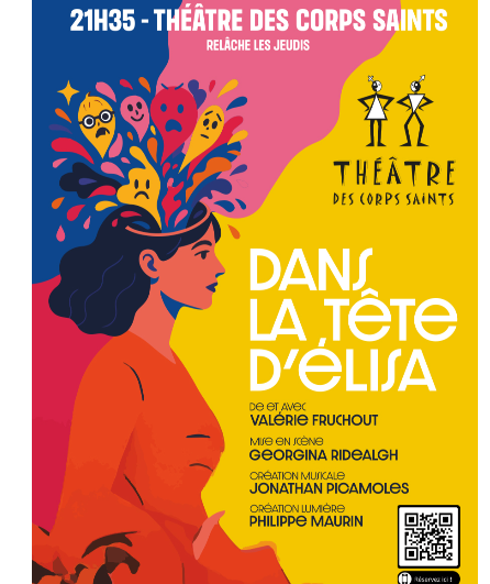 Affiche du spectacle Dans la tête d'Élisa