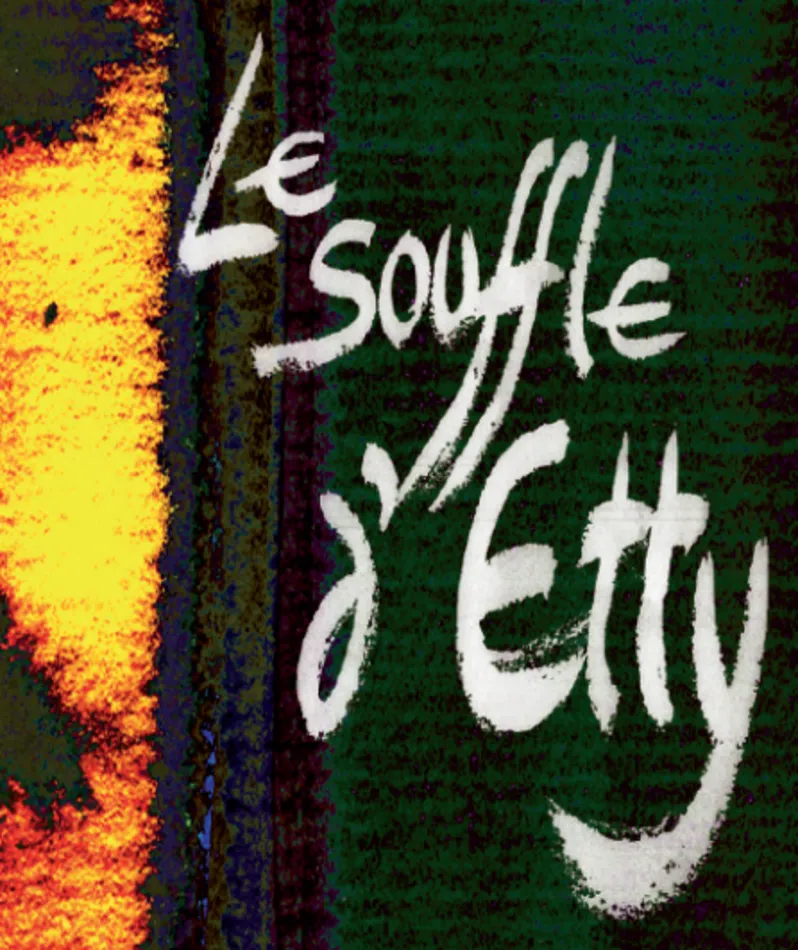 Affiche  spectacle : Le Souffle d'Etty d'après les écrits d'Etty Hillesum
