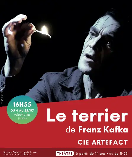 Affiche  spectacle : Le terrier